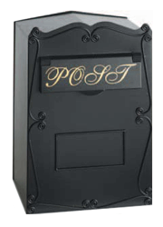 Rear Opening cast aluminium post box