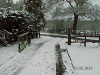 Five-bar 'wooden-style' steel gates - project portfolio 2